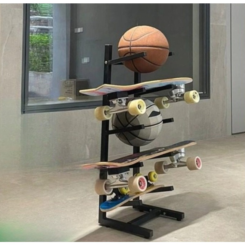 Sports Equipment Basketball - Rack de equipamentos para skate, design