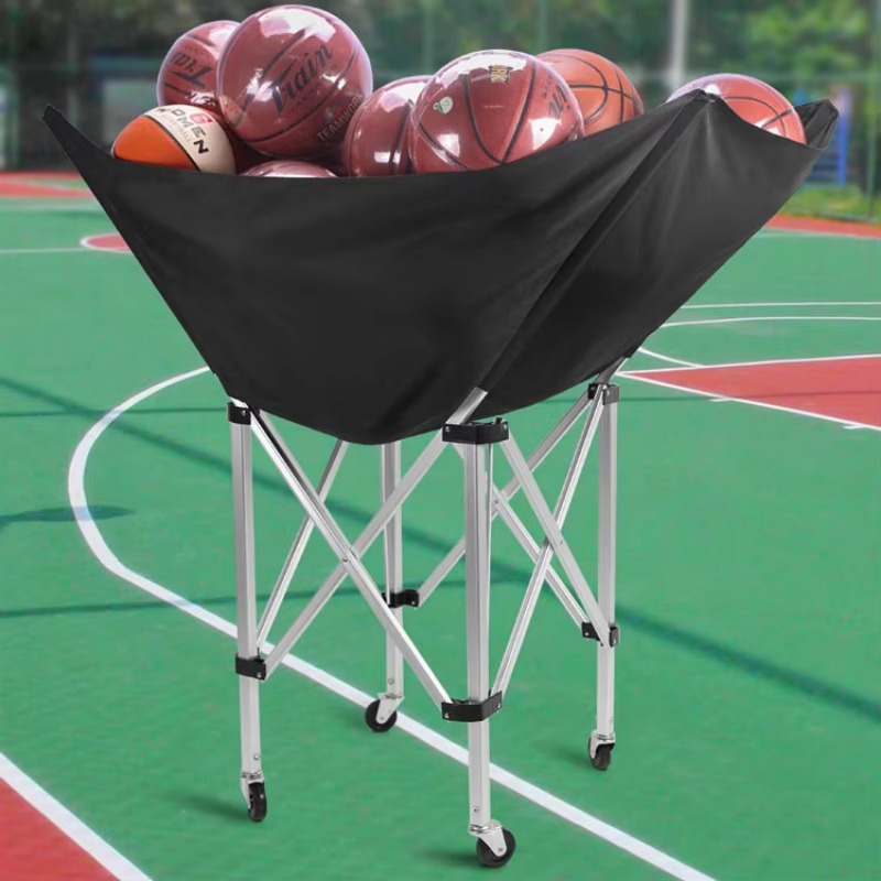 Sports Equipment Basketball - Carrinho de Treinamento Portátil e Dobrável