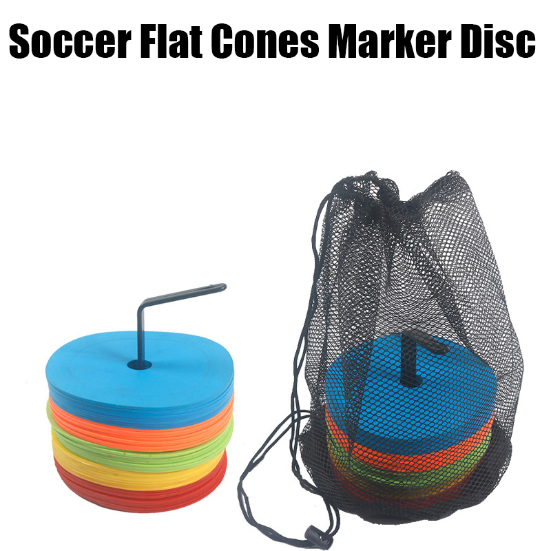 10 pçs futebol cones planos ma - Sports Equipment Basketball avaliação e preço