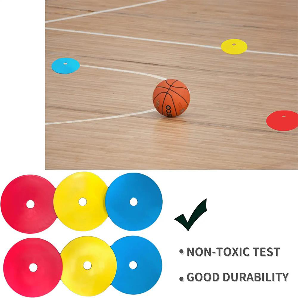 10 pçs futebol cones planos ma - Sports Equipment Basketball avaliação e preço